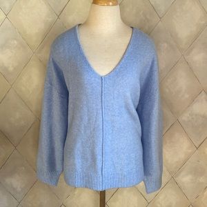 Anne Taylor Loft Womens Blue Sweater, Large.